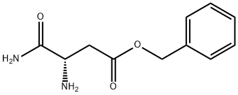 Butanoic acid, 3,4-diamino-4-oxo-, phenylmethyl ester, (3S)- Struktur