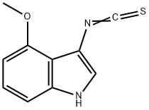 1H-Indole, 3-isothiocyanato-4-methoxy- 化学構造式