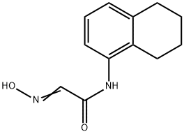 Acetamide, 2-(hydroxyimino)-N-(5,6,7,8-tetrahydro-1-naphthalenyl)- 化学構造式