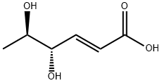 2-Hexenoic acid, 4,5-dihydroxy-, (2E,4S,5R)- Struktur