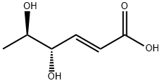 2-Hexenoic acid, 4,5-dihydroxy-, (2E,4S,5R)- 化学構造式