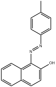 2-Naphthalenol, 1-[(1E)-2-(4-methylphenyl)diazenyl]- 结构式