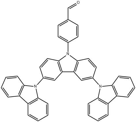 Benzaldehyde, 4-[9,3':6':9''-ter-9H-carbazol]-9'-yl- 结构式