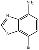 4-Benzothiazolamine, 7-bromo- Structure