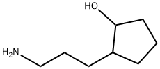 2-(3-aminopropyl)cyclopentan-1-ol Structure