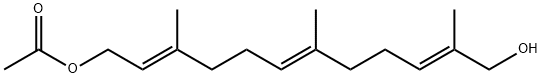 2,6,10-Dodecatriene-1,12-diol, 2,6,10-trimethyl-, 12-acetate, (2E,6E,10E)-