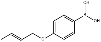 4-(but-2-en-1-yloxy)phenyl]boronic acid Structure