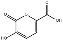 2H-Pyran-6-carboxylic acid, 3-hydroxy-2-oxo- 结构式