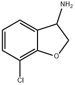 3-Benzofuranamine, 7-chloro-2,3-dihydro- Structure