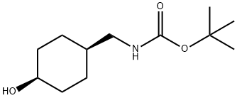 tert-butyl cis-4-hydroxycyclohexyl)methylcarbamate Struktur