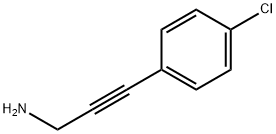 3-(4-氯苯基)丙-2-炔-1-胺 结构式