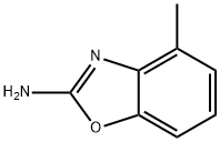 4-メチル-1,3-ベンゾキサゾール-2-アミン 化学構造式