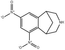 1,5-Methano-1H-3-benzazepine, 2,3,4,5-tetrahydro-6,8-dinitro-,950781-94-9,结构式