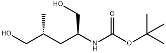 tert-butyl ((2S,4R)-1,5-dihydroxy-4-methylpentan-2-yl)carbamate(WXC09073) Structure