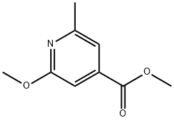 4-Pyridinecarboxylic acid, 2-methoxy-6-methyl-, methyl ester,951795-44-1,结构式