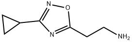 2-(3-cyclopropyl-1,2,4-oxadiazol-5-yl)ethanamine(SALTDATA: HCl) Structure