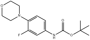 Carbamic acid, N-[3-fluoro-4-(4-morpholinyl)phenyl]-, 1,1-dimethylethyl ester