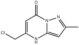 5-(chloromethyl)-2-methylpyrazolo[1,5-a]pyrimidin-7(4H)-one(SALTDATA: FREE) Struktur