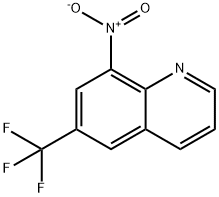 Quinoline, 8-nitro-6-(trifluoromethyl)- 化学構造式