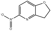 Furo[3,2-b]pyridine, 2,3-dihydro-5-nitro- Struktur