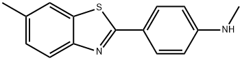 N-methyl-4-(6-methyl-1,3-benzothiazol-2-yl)aniline,95856-73-8,结构式