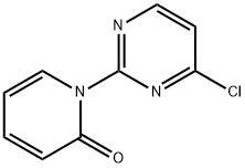 2-(1H-pyridin-2-one)-4-chloropyrimidine 化学構造式