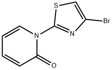 4-Bromo-2-(1H-pyridin-2-one)thiazole Struktur