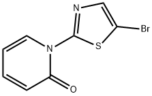 5-Bromo-2-(1H-pyridin-2-one)thiazole Struktur