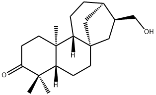 ent-17-ヒドロキシカウラン-3-オン 化学構造式