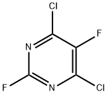 4,6-Dichloro-2,5-difluoropyrimidine Struktur