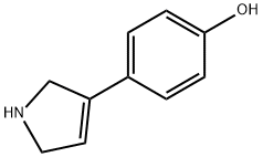 Phenol, 4-(2,5-dihydro-1H-pyrrol-3-yl)- Struktur