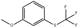 Benzene, 1-methoxy-3-[(trifluoromethyl)thio]-,97675-15-5,结构式