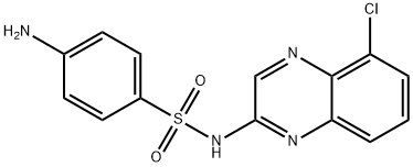 4-氨基-N-(5-氯-2-喹喔啉)苯磺酰胺,97919-22-7,结构式