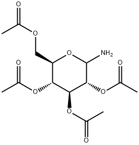 D-Glucopyranosylamine, 2,3,4,6-tetraacetate Structure