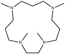 1,4,8,12-Tetraazacyclopentadecane, 1,4,8,12-tetramethyl- Structure