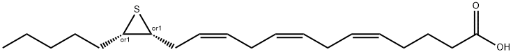 14,15-episulfide eicosatrienoic acid Struktur