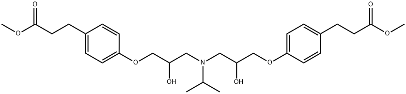 Esmolol Impurity 2 HCl Structure