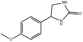 2-Imidazolidinone, 4-(4-methoxyphenyl)- Struktur