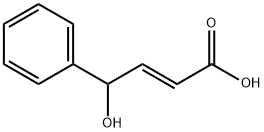 2-Butenoic acid, 4-hydroxy-4-phenyl-, (2E)- Struktur