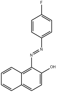 2-Naphthalenol, 1-[(4-fluorophenyl)azo]-, (E)- (9CI),99416-05-4,结构式