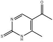 1-(1,2-dihydro-6-methyl-2-thioxo-5-pyrimidpiny)-ethanone Structure