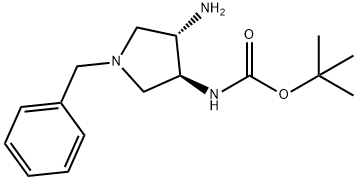 (3S,4S)-tert-butyl (4-amino-1-benzylpyrrolidin-3-yl)carbamate|