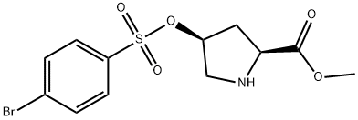 1001155-58-3 L-Proline, 4-[[(4-bromophenyl)sulfonyl]oxy]-, methyl ester, hydrochloride (1:1), (4S)-