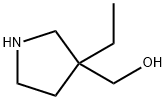 (3-乙基吡咯烷-3-基)甲醇 结构式