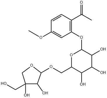 丹皮酚新苷,100291-86-9,结构式
