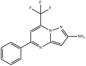 5-phenyl-7-(trifluoromethyl)pyrazolo[1,5-a]pyrimidin-2-amine Structure