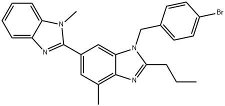 溴代替米沙坦 结构式