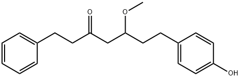 3-Heptanone, 7-(4-hydroxyphenyl)-5-methoxy-1-phenyl-