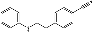 Benzonitrile, 4-[2-(phenylamino)ethyl]- Structure