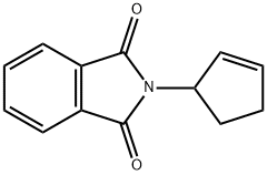 1H-Isoindole-1,3(2H)-dione, 2-(2-cyclopenten-1-yl)- Structure